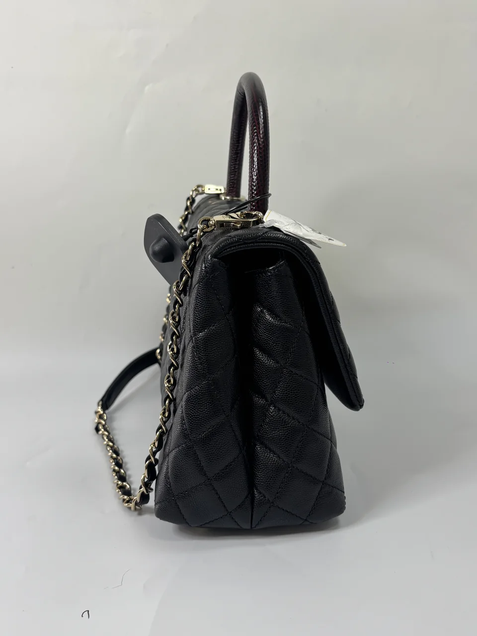 CHANEL CAVIAR TWO-WAY BAG (30 SERIAL CODE) view 3