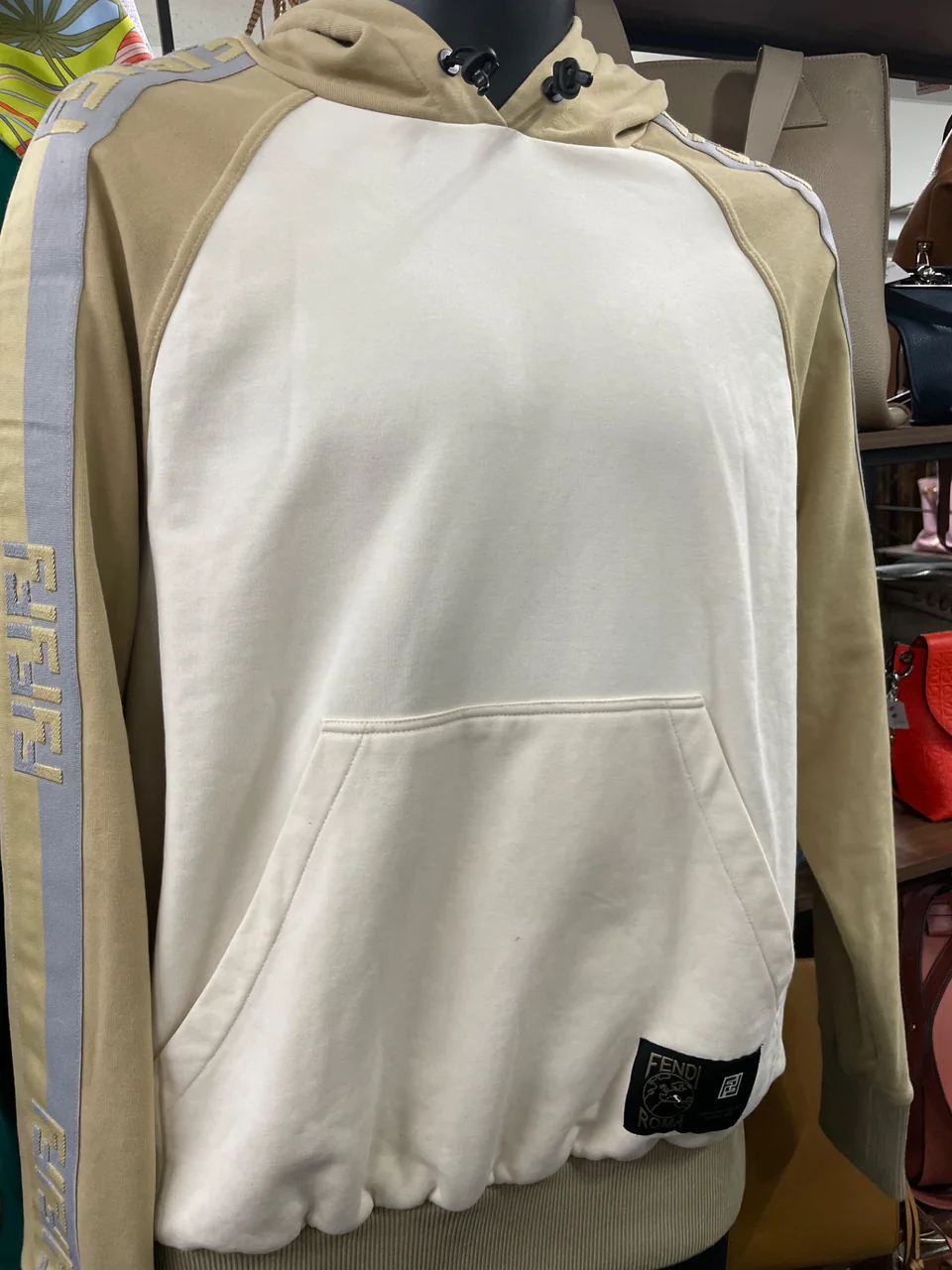FENDI LONG-SLEEVED HOODIE