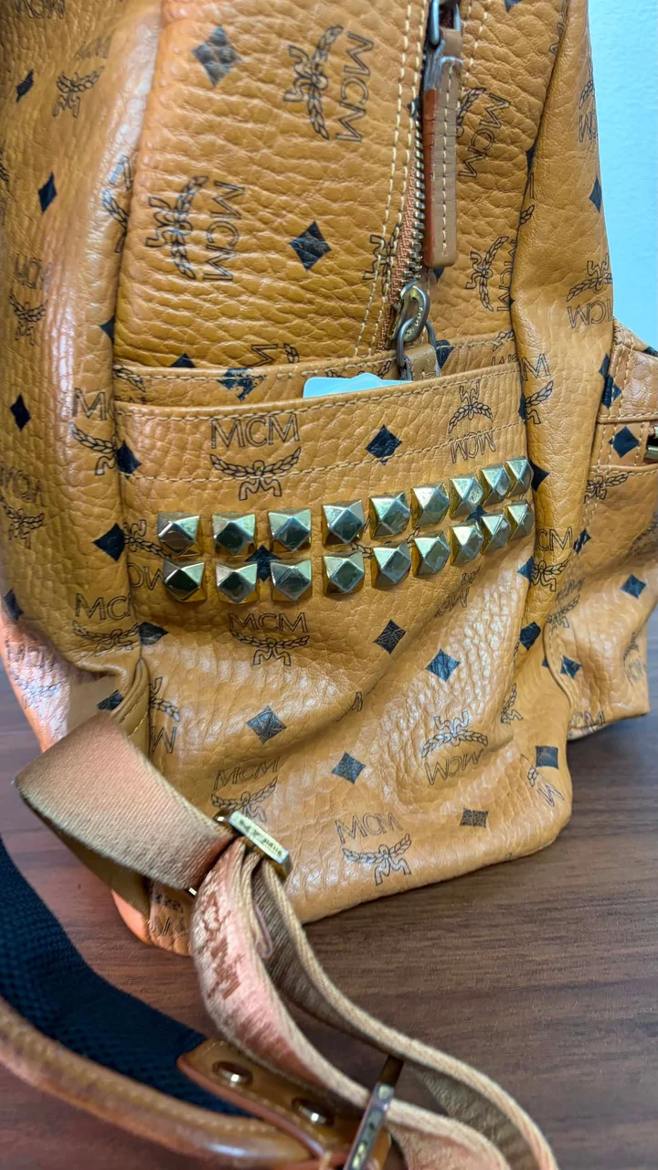 MCM VICETOS BACKPACK (BROWN) view 5