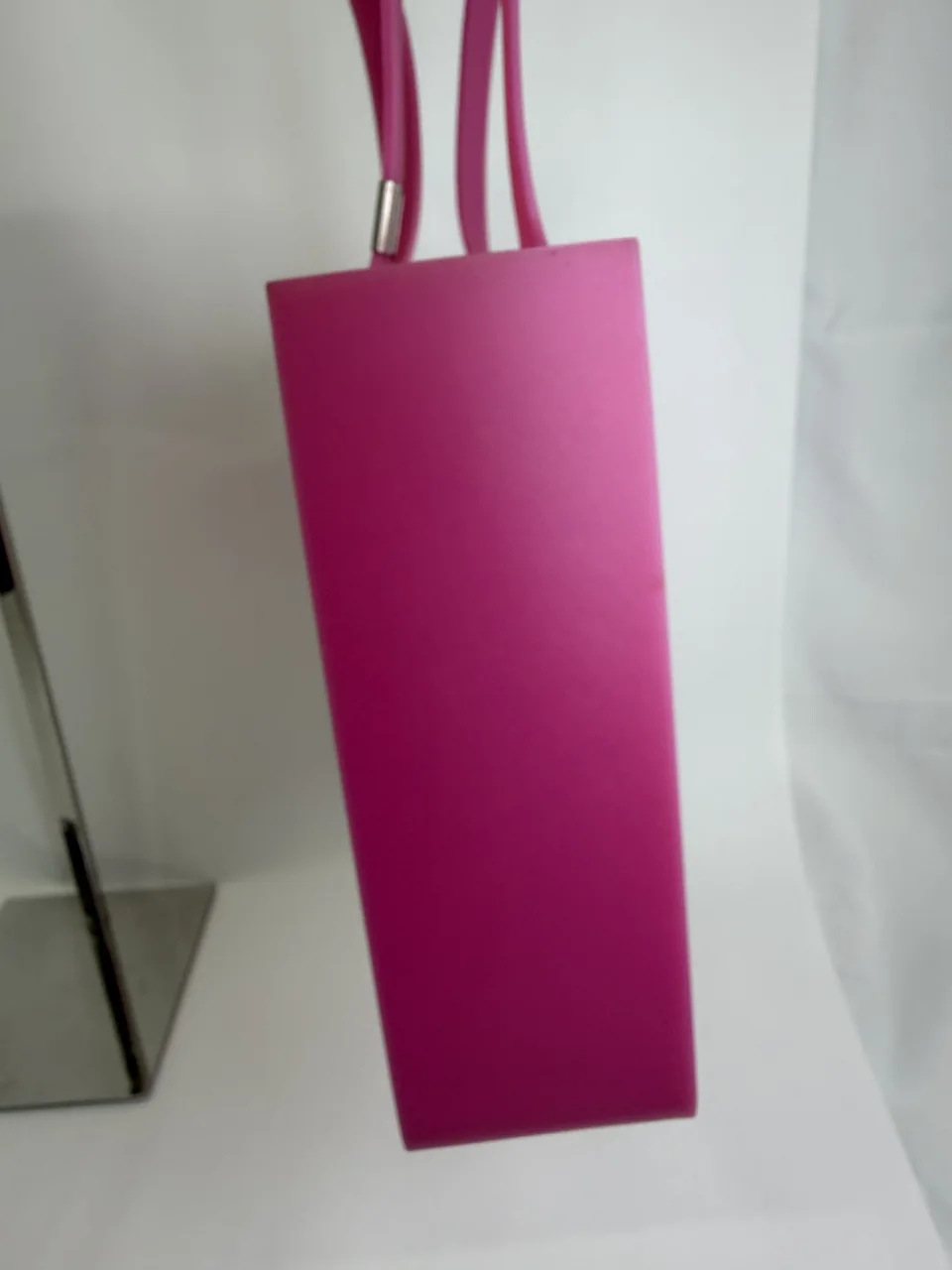 CHANEL RUBBER TOTE BAG (PINK) view 4