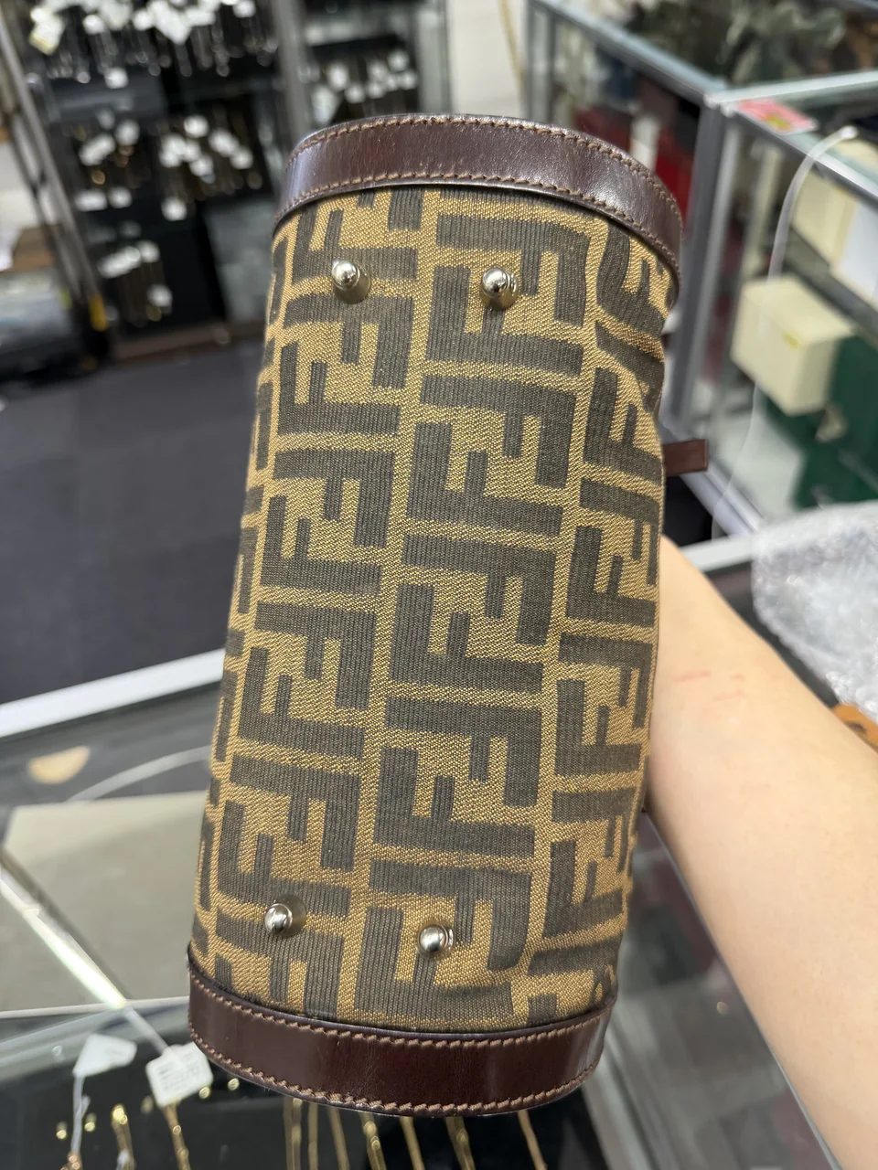 FENDI ZUCCA HANDBAG view 7
