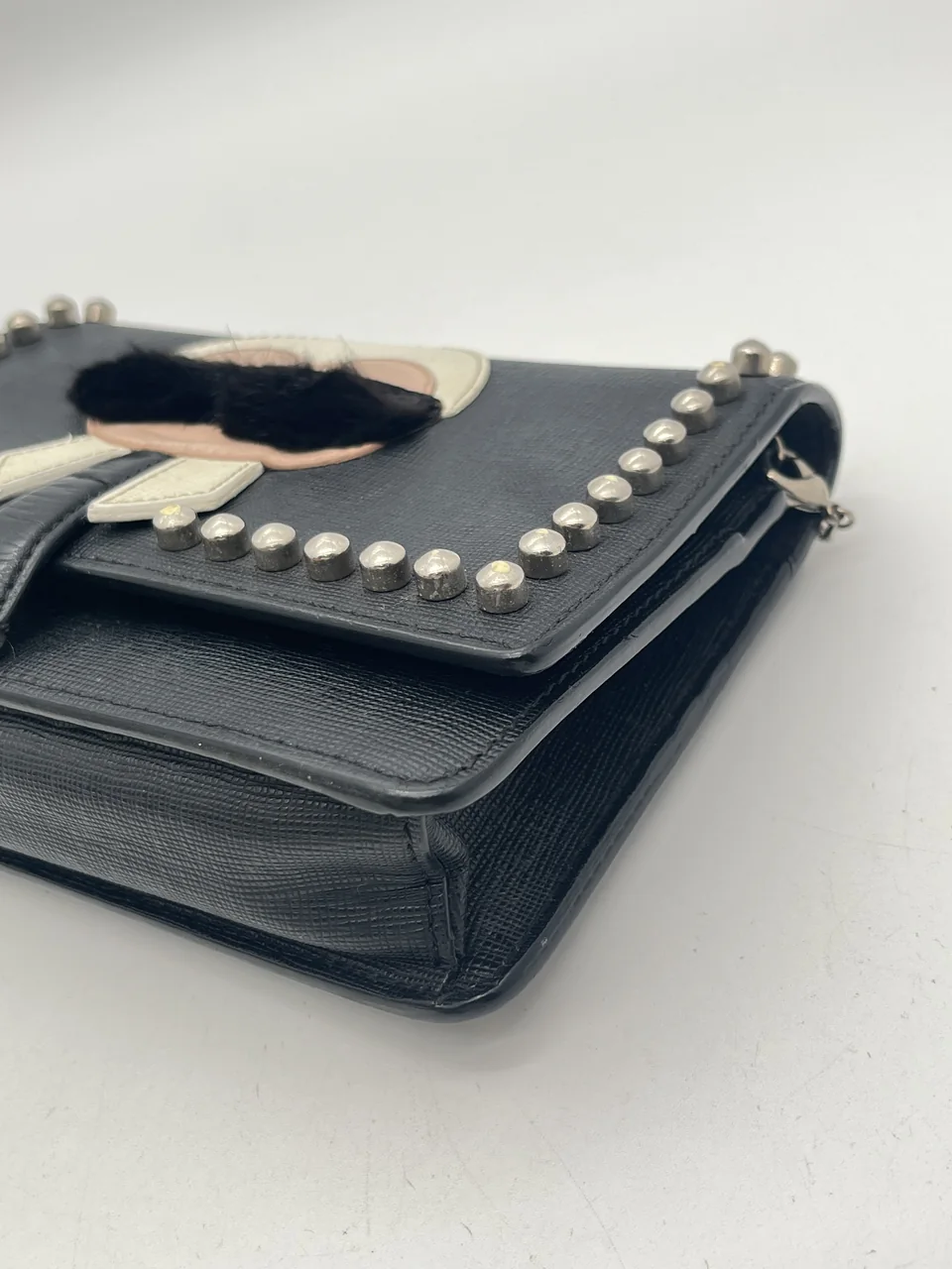 FENDI KARLITO KARL LAGERFELD SHOULDER BAG (BLACK) view 6