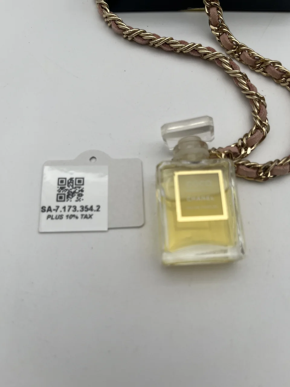 CHANEL PERFUME NECKLACE view 3