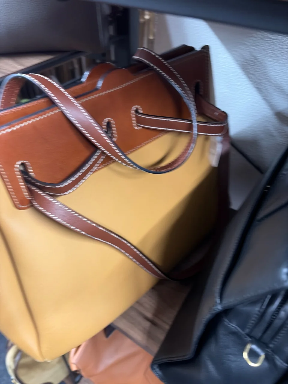 LOEWE ANAGRAM TOTE BAG (BROWN) photo 3