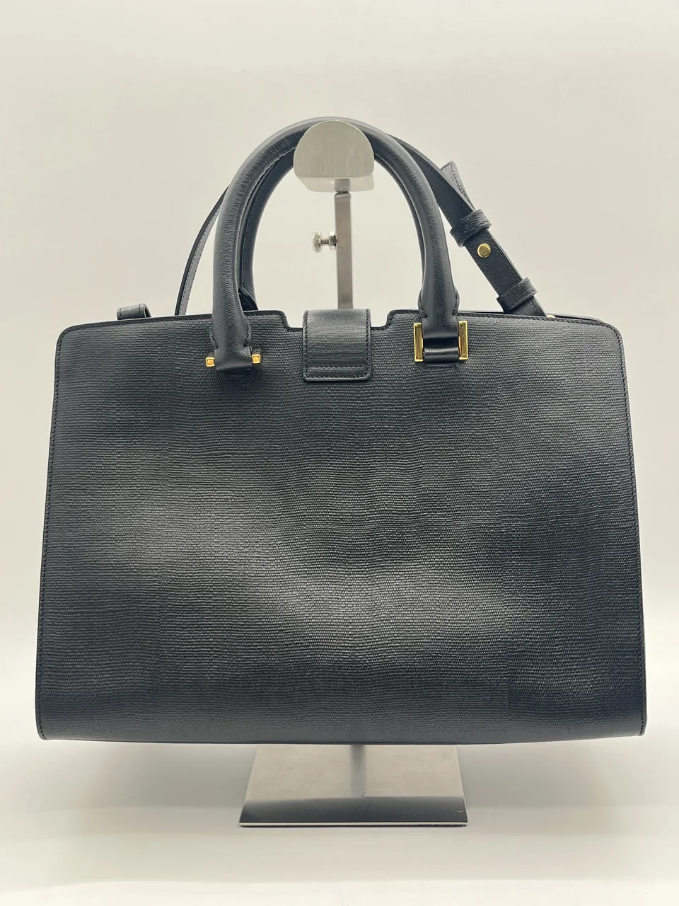 SAINT LAURENT TWO-WAY SHOULDER BAG (BLACK) hover
