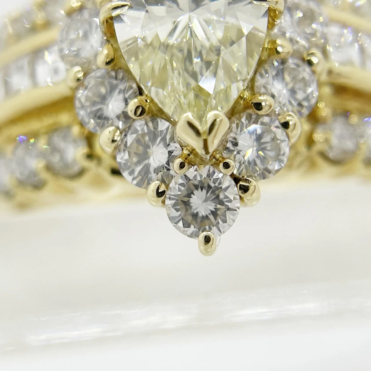K18 DIAMOND RING D1.008CT (VLY-VS1) FD1.40CTS 12.3G view 5