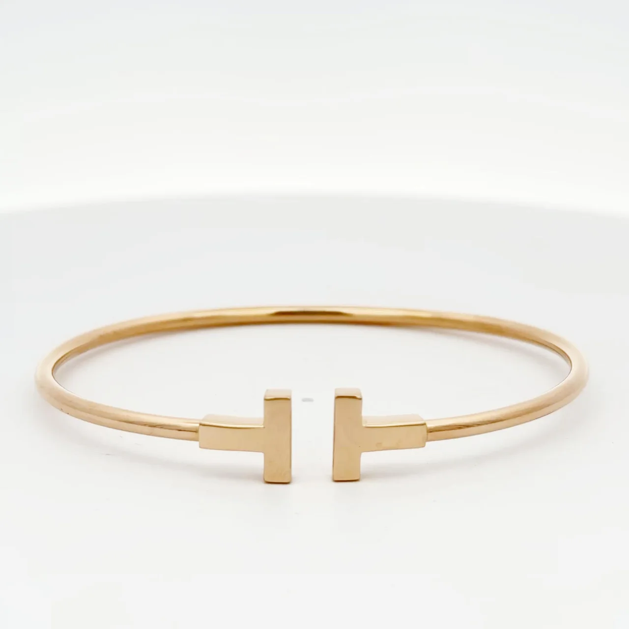 750PG TIFFANY&CO. T-WIRE BRACELET 9.1G