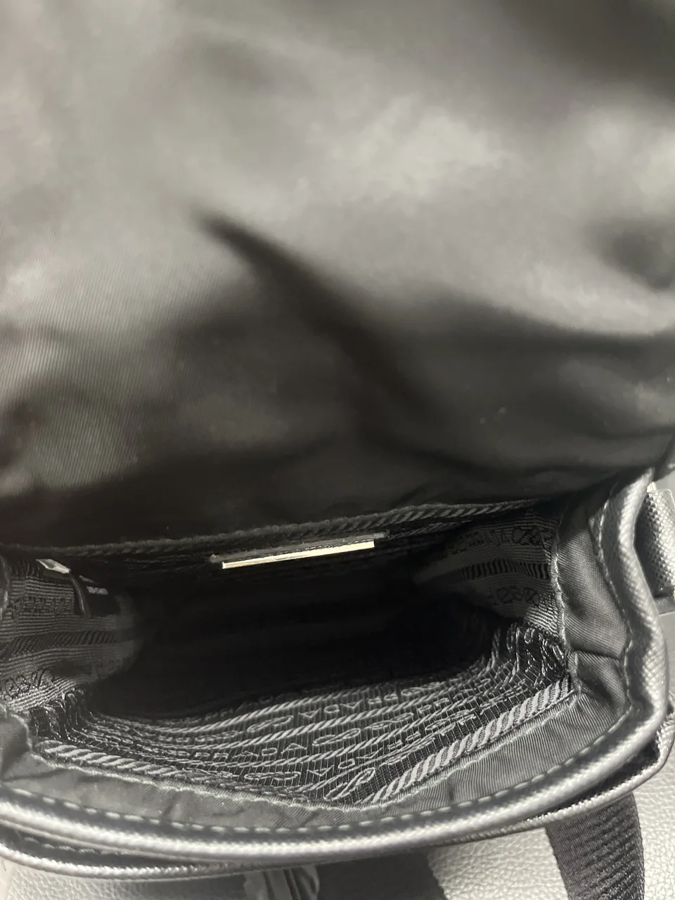 PRADA SAFFIANO SHOULDER BAG (BLACK) photo 6