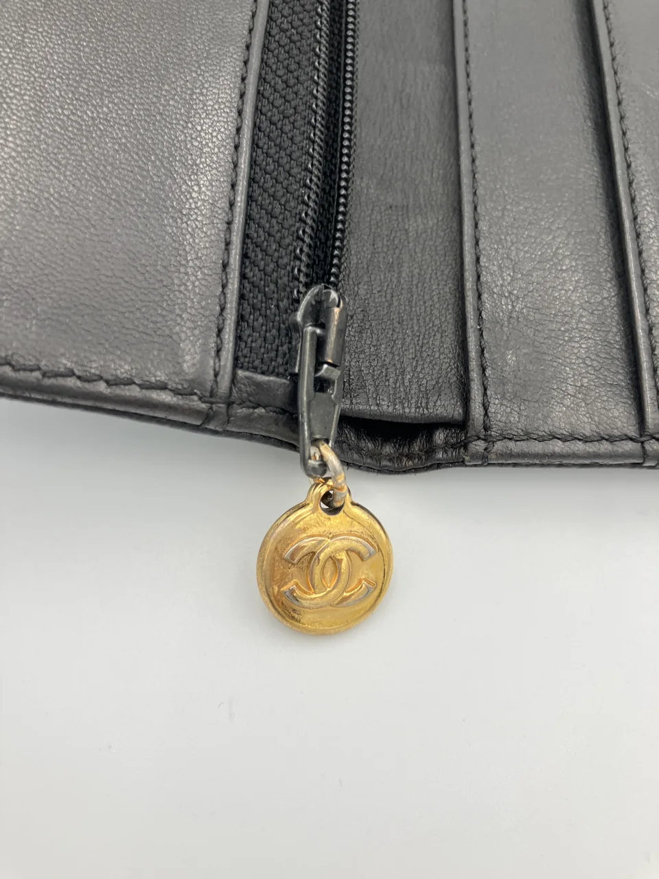 CHANEL CAVIAR TRIFOLD WALLET view 10