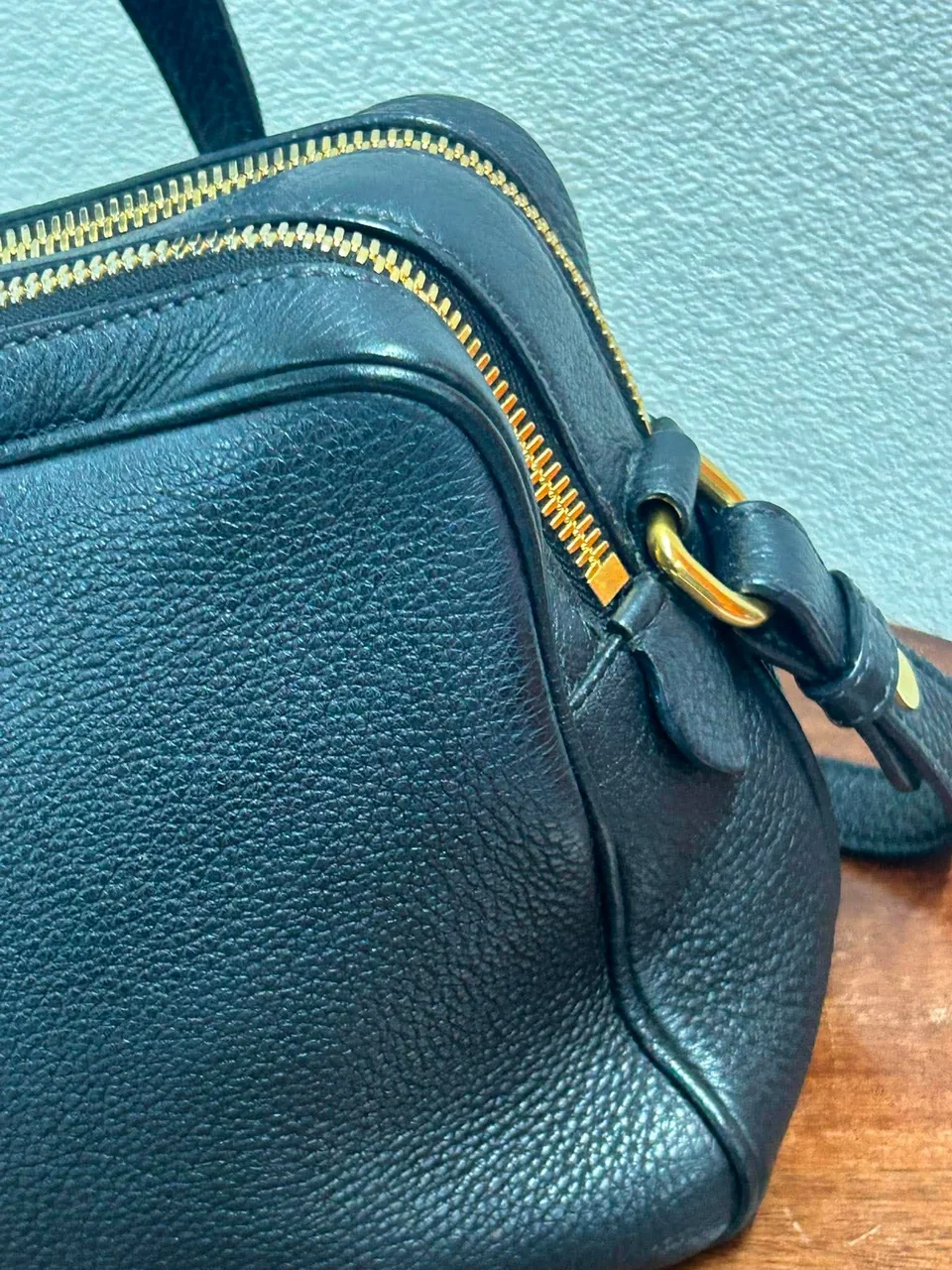PRADA SHOULDER BAG (BLACK) view 7