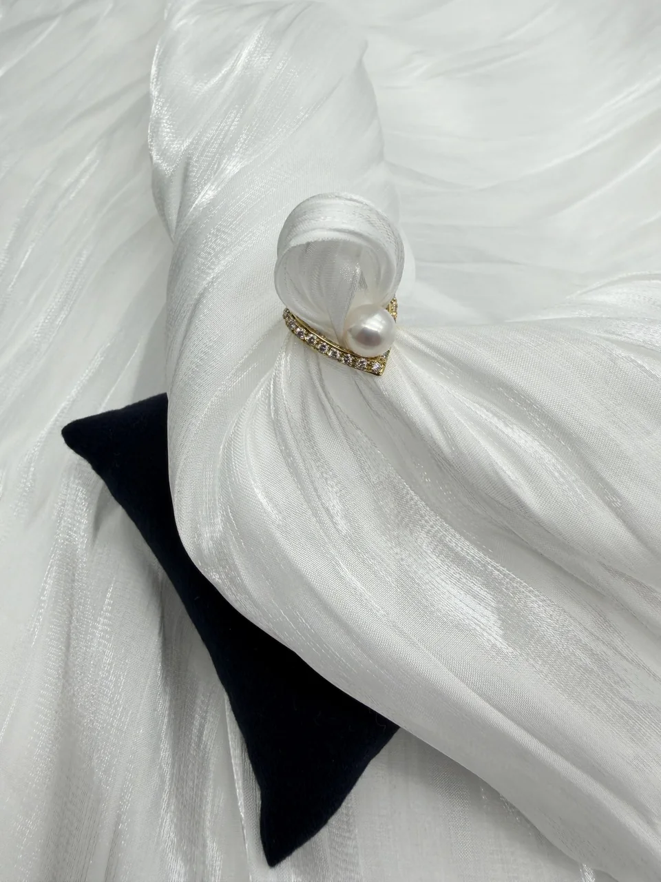 K18 PEARL PENDANT 7.4MM FD0.71CT 2.9G view 6