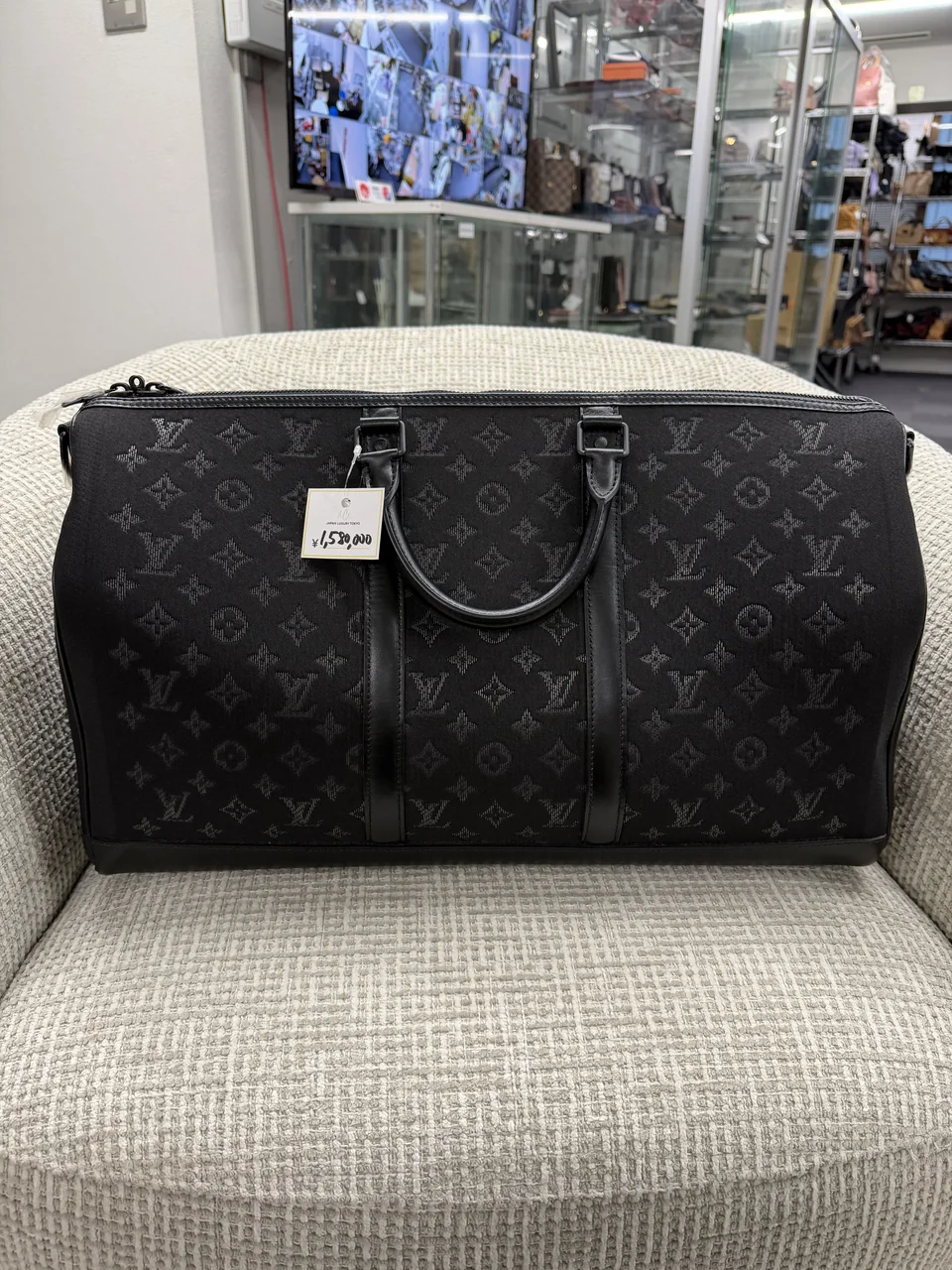 LV MONOGRAM LIGHT UP KEEPALL BANDOULIERE 50 view 5