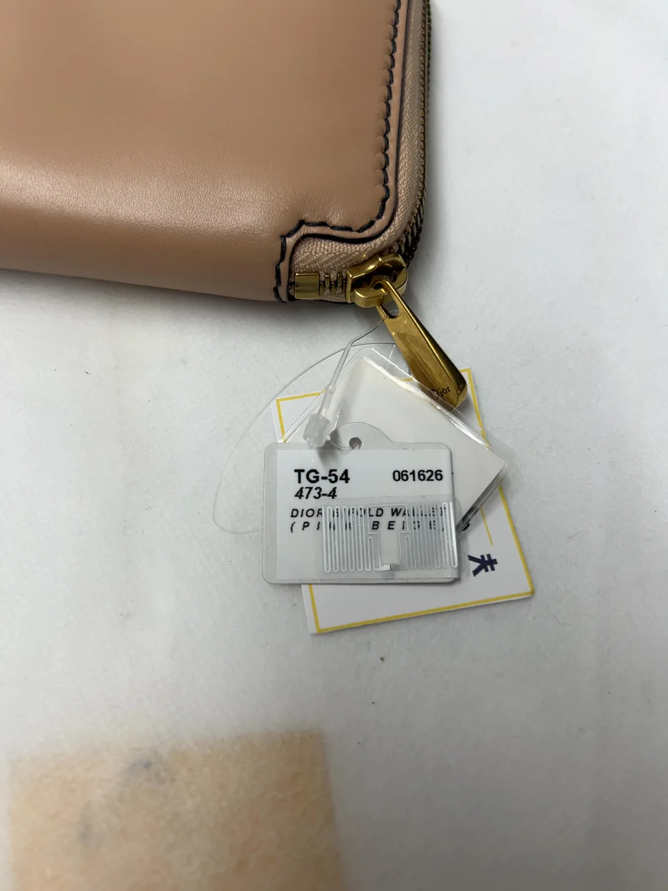DIOR BIFOLD WALLET (PINK BEIGE) view 7
