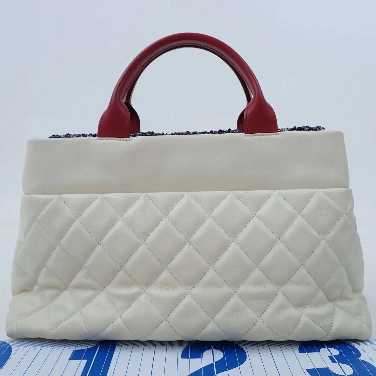 CHANEL LAMB SKIN MATELASSE TWO-WAY BAG hover