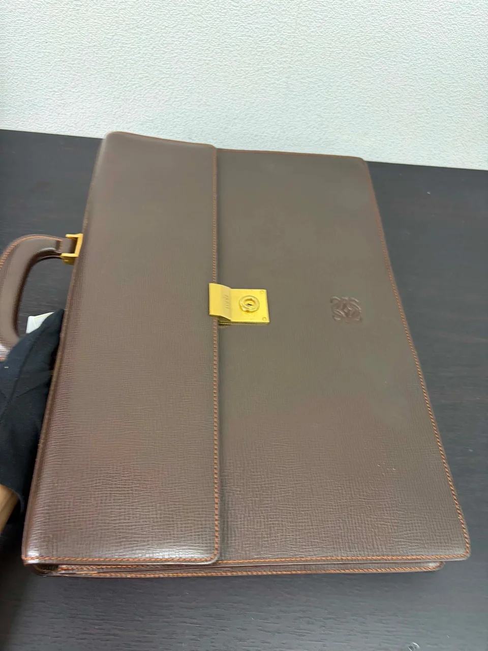 LOEWE BRIEFCASE (DARK BROWN) view 9