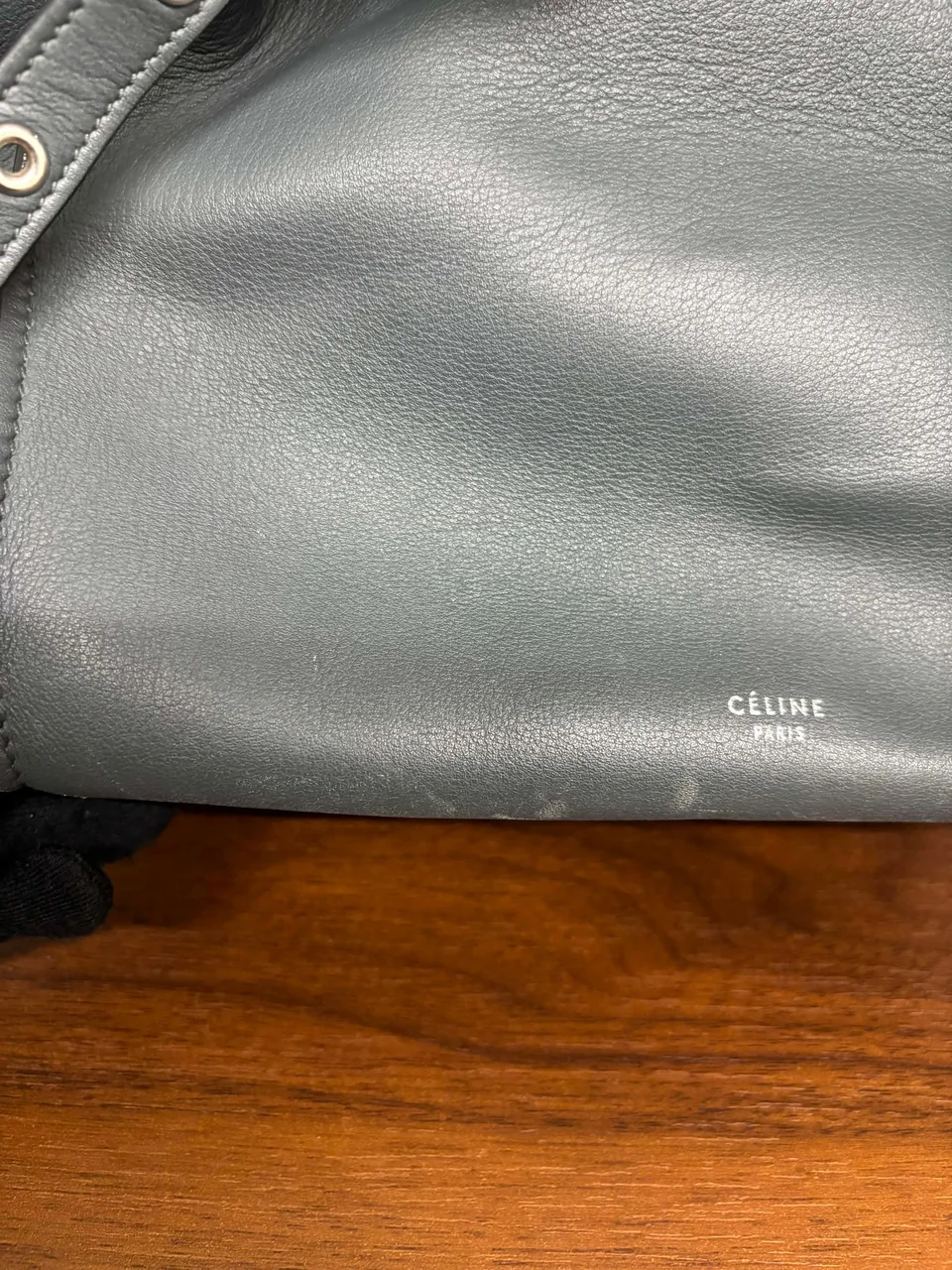 CELINE SHOULDER BAG (BLUE) view 3