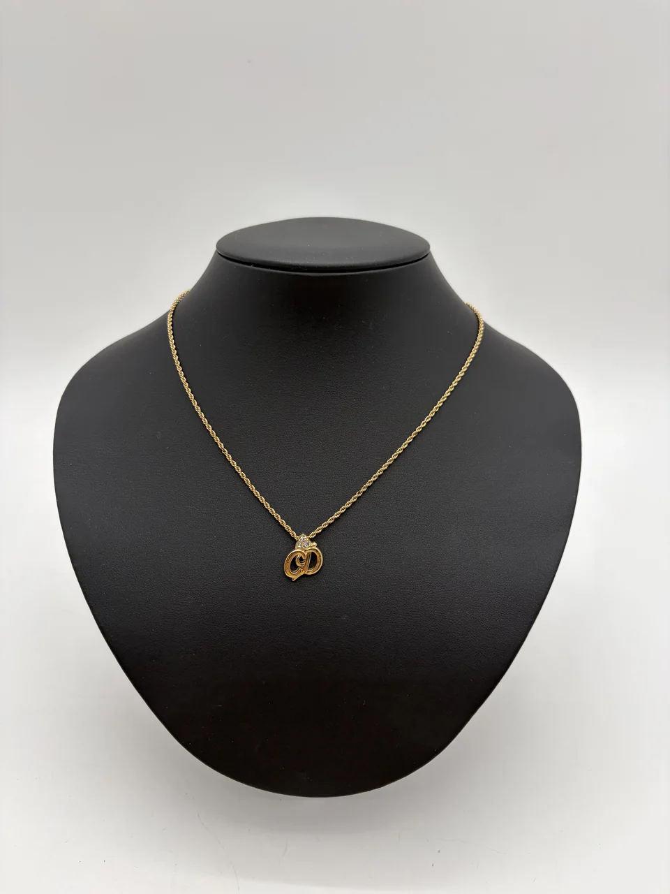 DIOR CD LOGO NECKLACE