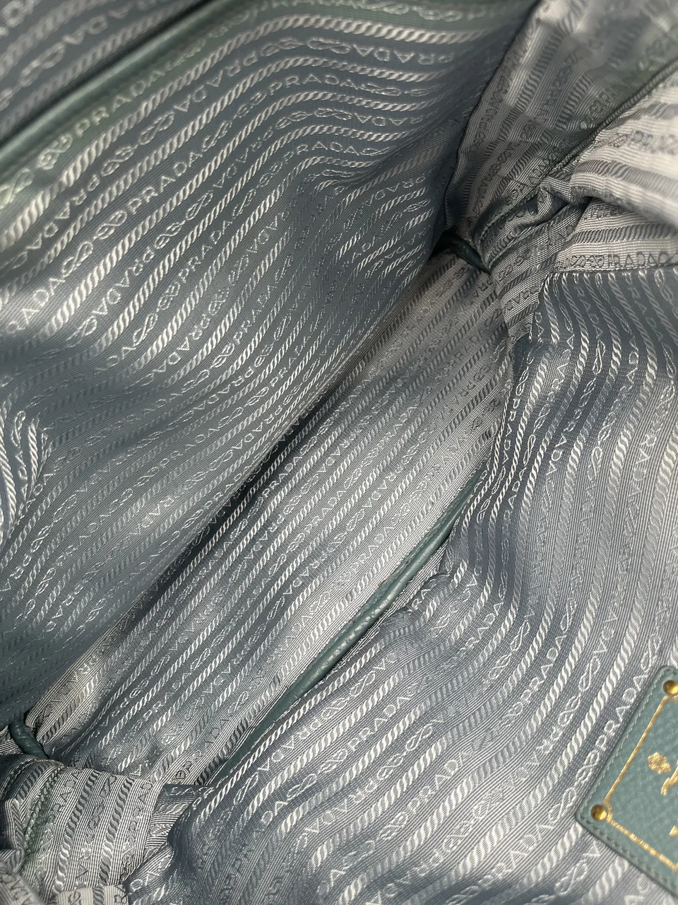 PRADA TOTE BAG (SKY BLUE) view 7