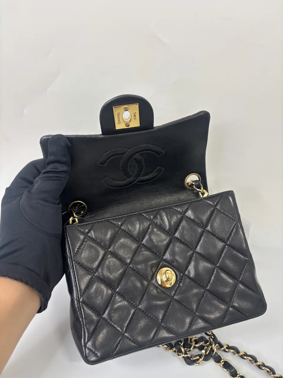 CHANEL LAMB SKIN MINI MATELASSE (7 SERIAL CODE) view 6