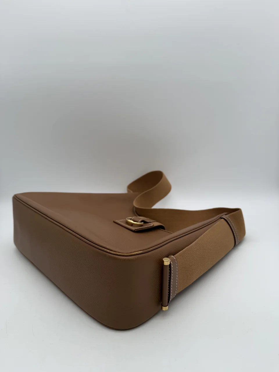 HERMES SACO (COURCHEVEL, GOLD, □B STAMP) view 9