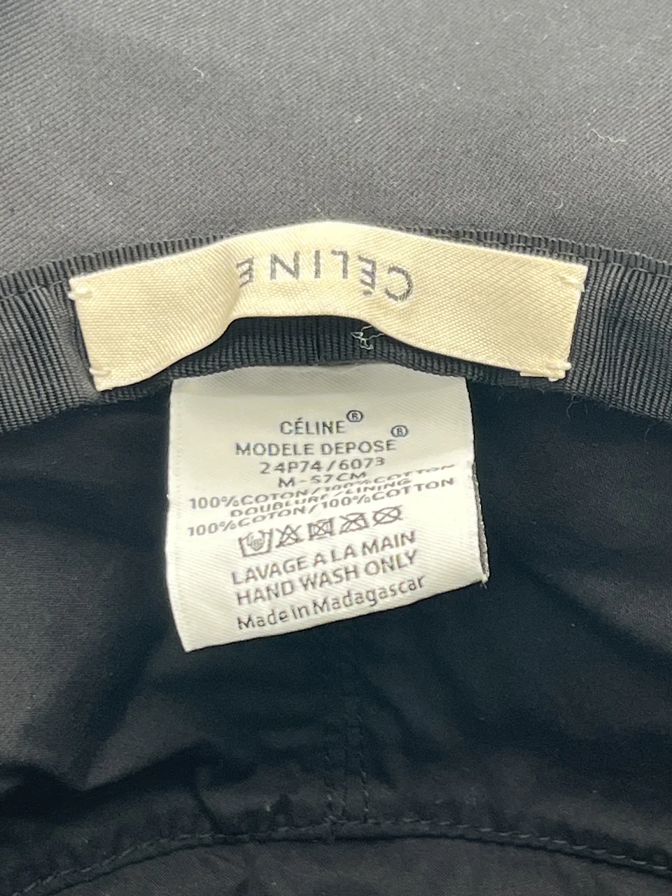 CELINE BUCKET HAT M-57CM view 4