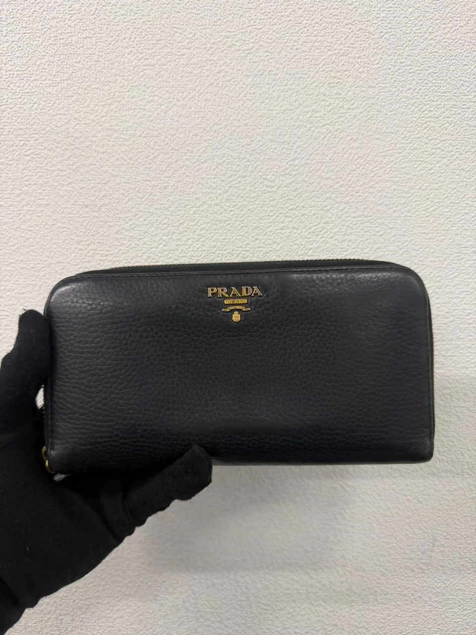 PRADA LONG WALLET (BLACK) view 9