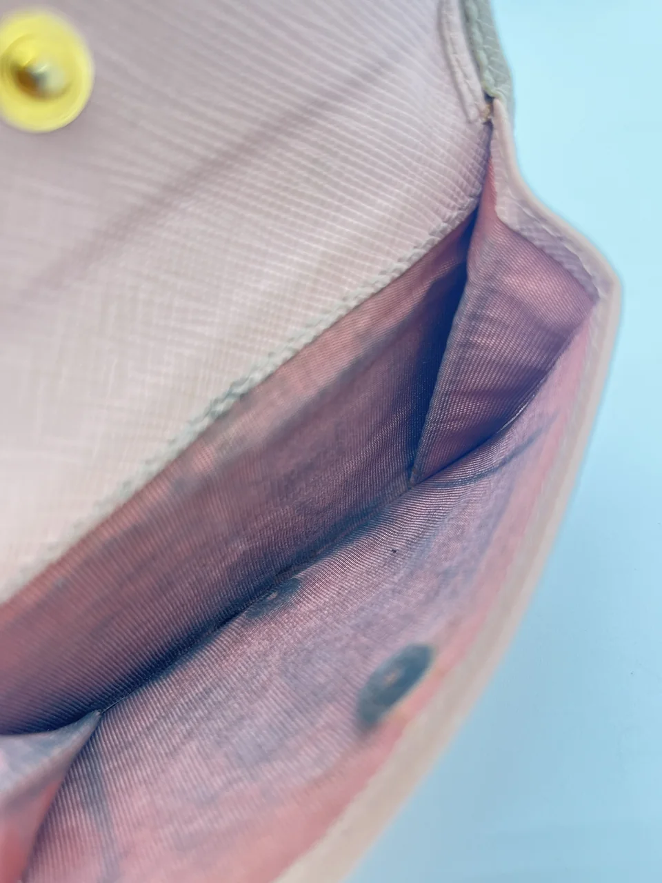 PRADA BIFOLD WALLET (PINK BEIGE) view 7