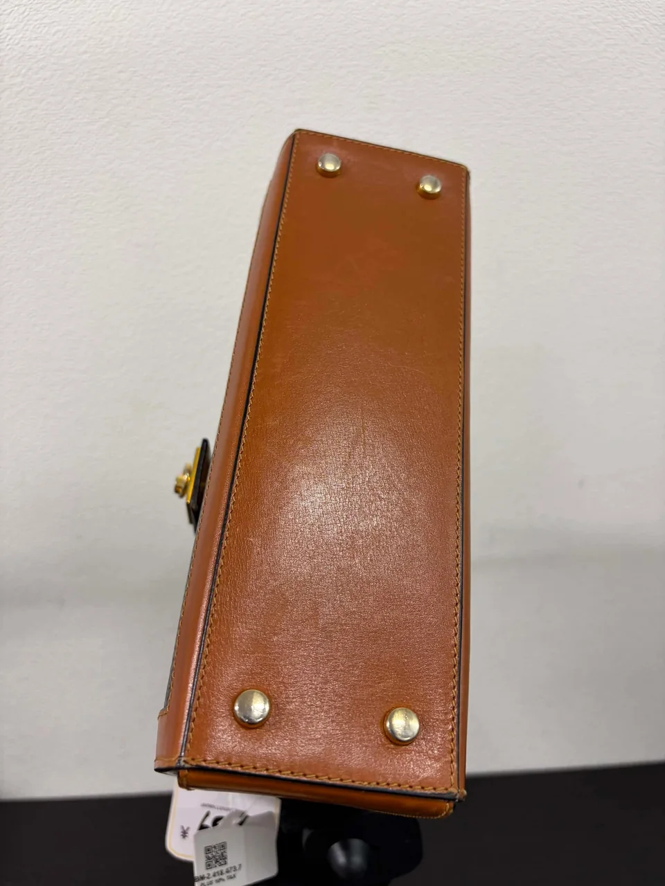 CELINE OLD CELINE HANDBAG (BLACK) view 6