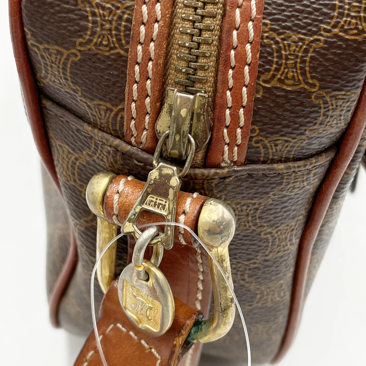 CELINE MACADAM SHOULDER BAG view 9