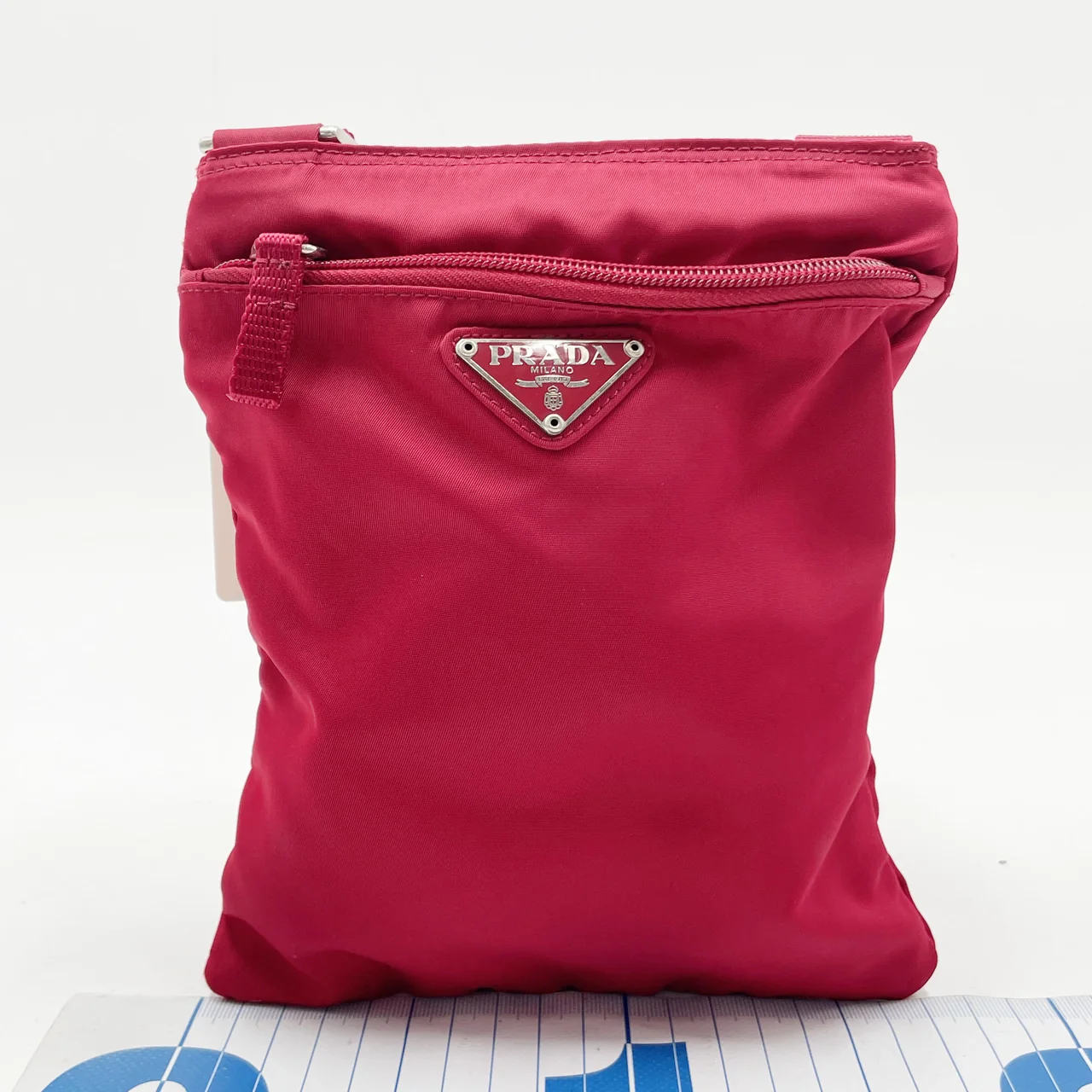 PRADA NYLON SHOULDER BAG (PINK)