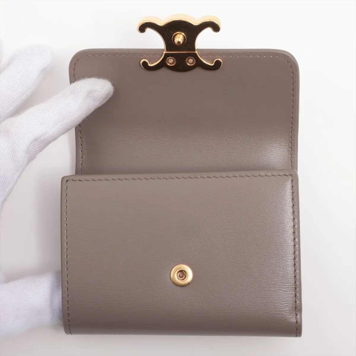 CELINE TRIOMPHE WALLET (GRAY) view 12