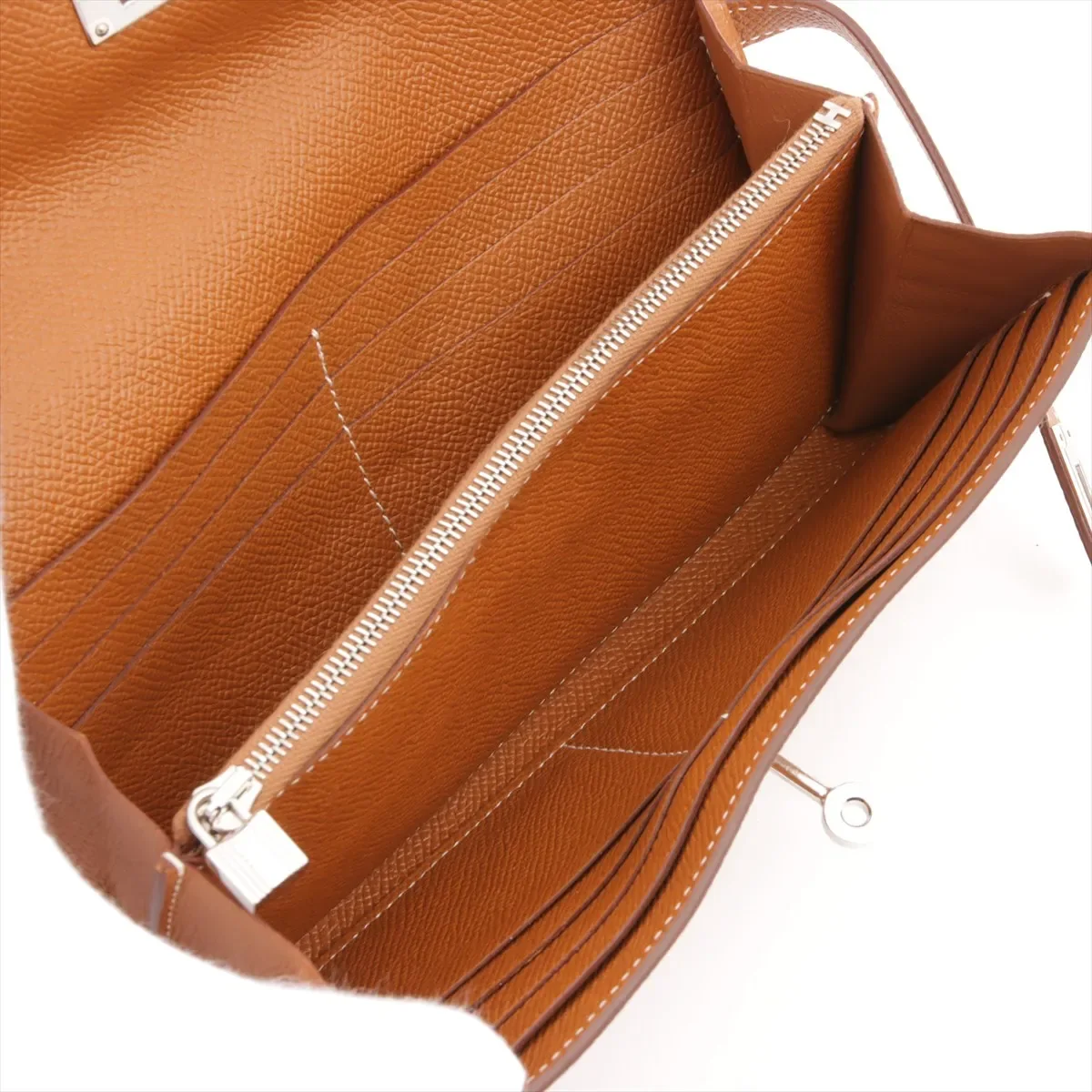 HERMES KELLY LONG WALLET (EPSOM, X STAMP) view 4