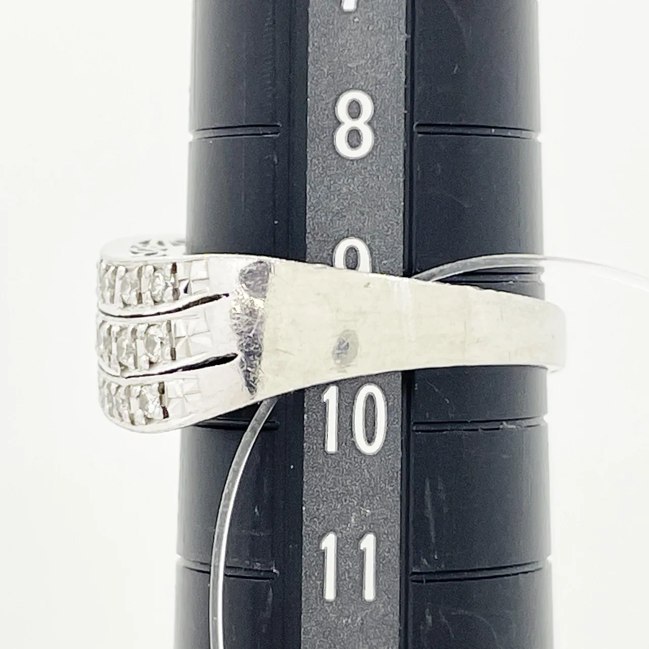 PT900 DIAMOND RING FD0.33CT 5.3G view 6