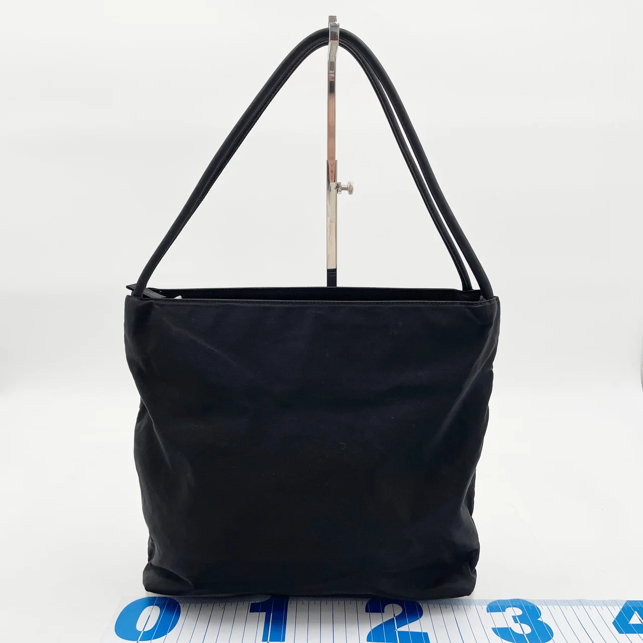 PRADA NYLON TOTE BAG (BLACK) view 8