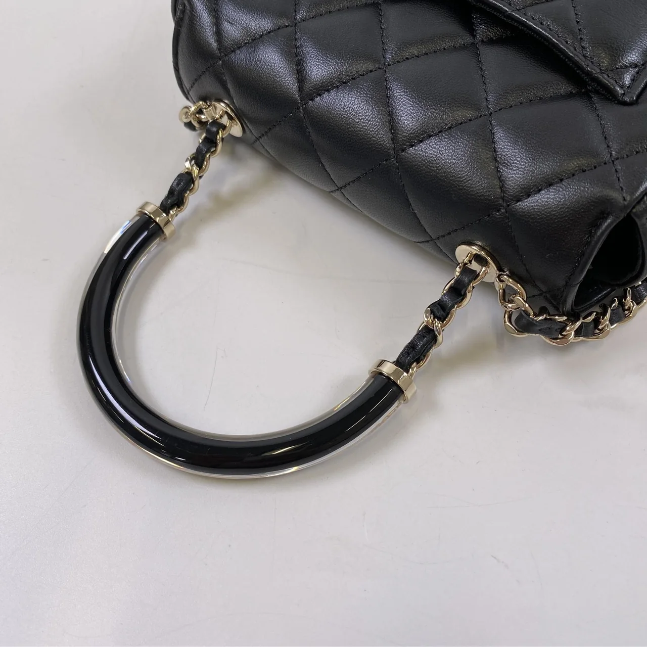 CHANEL LAMB SKIN MATELASSE CHAIN SHOULDER BAG view 7