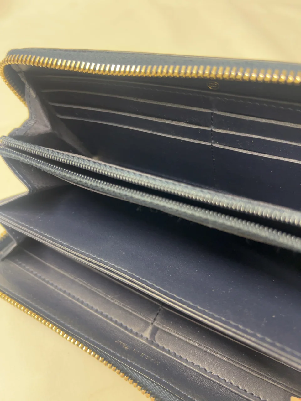 CHANEL ROUND FASTENER LONG WALLET view 8