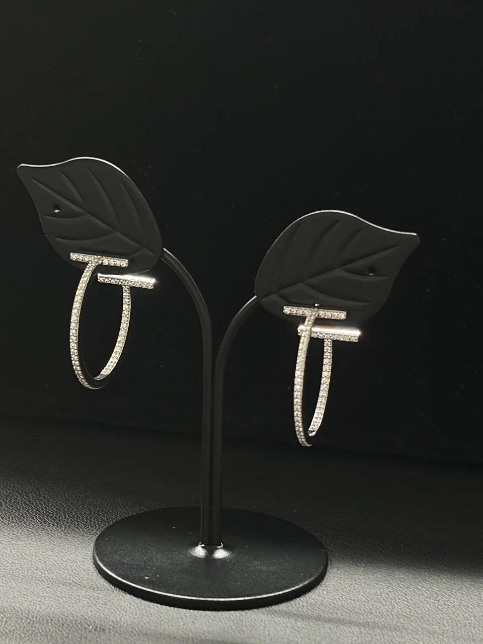 750 TIFFANY&CO. T-WIRE HOOP EARRINGS 5.5G view 2