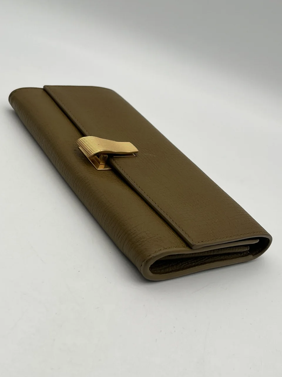 BOTTEGA VENETA FLAP LONG WALLET (CAMEL) view 3