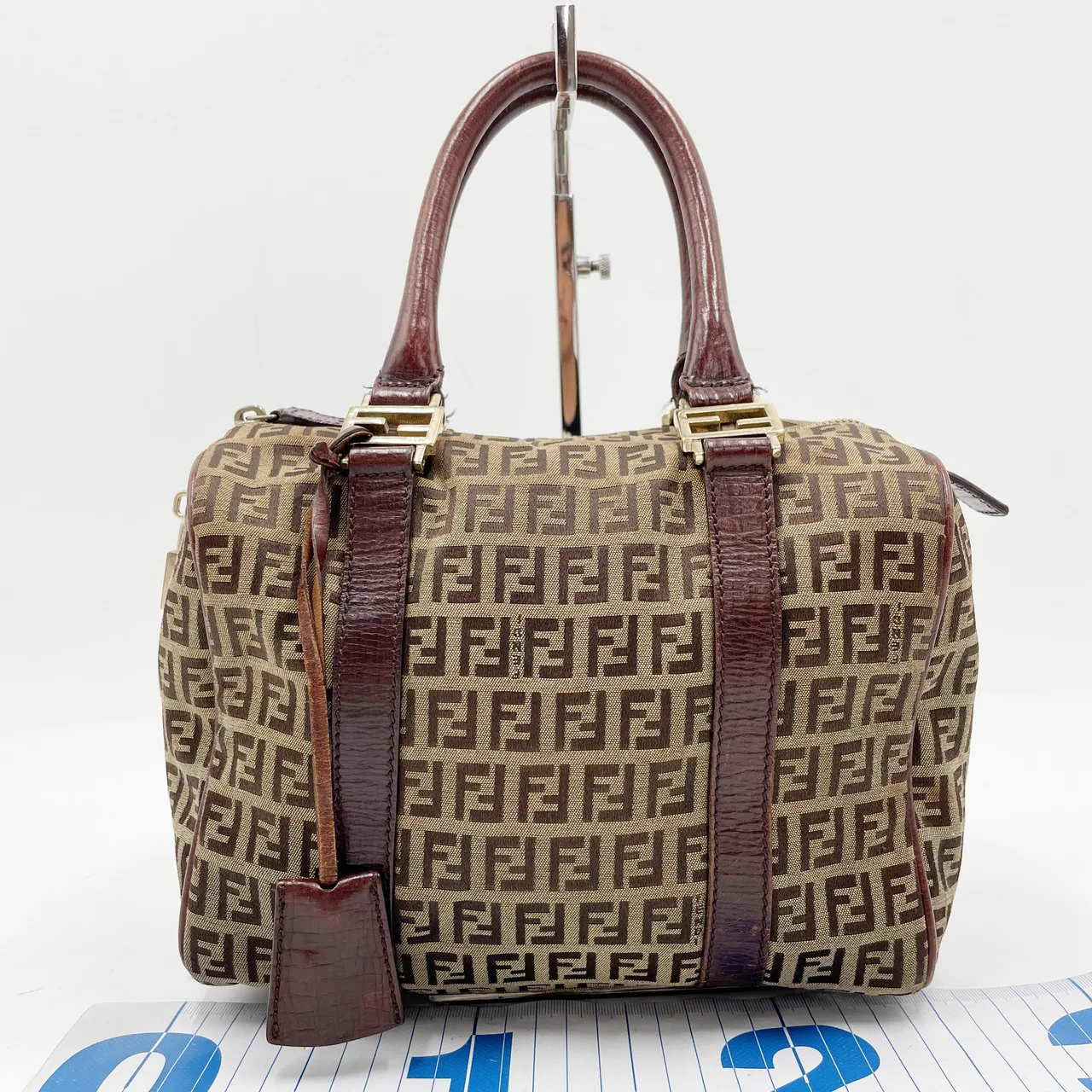 FENDI ZUCCA MINI BOSTON BAG