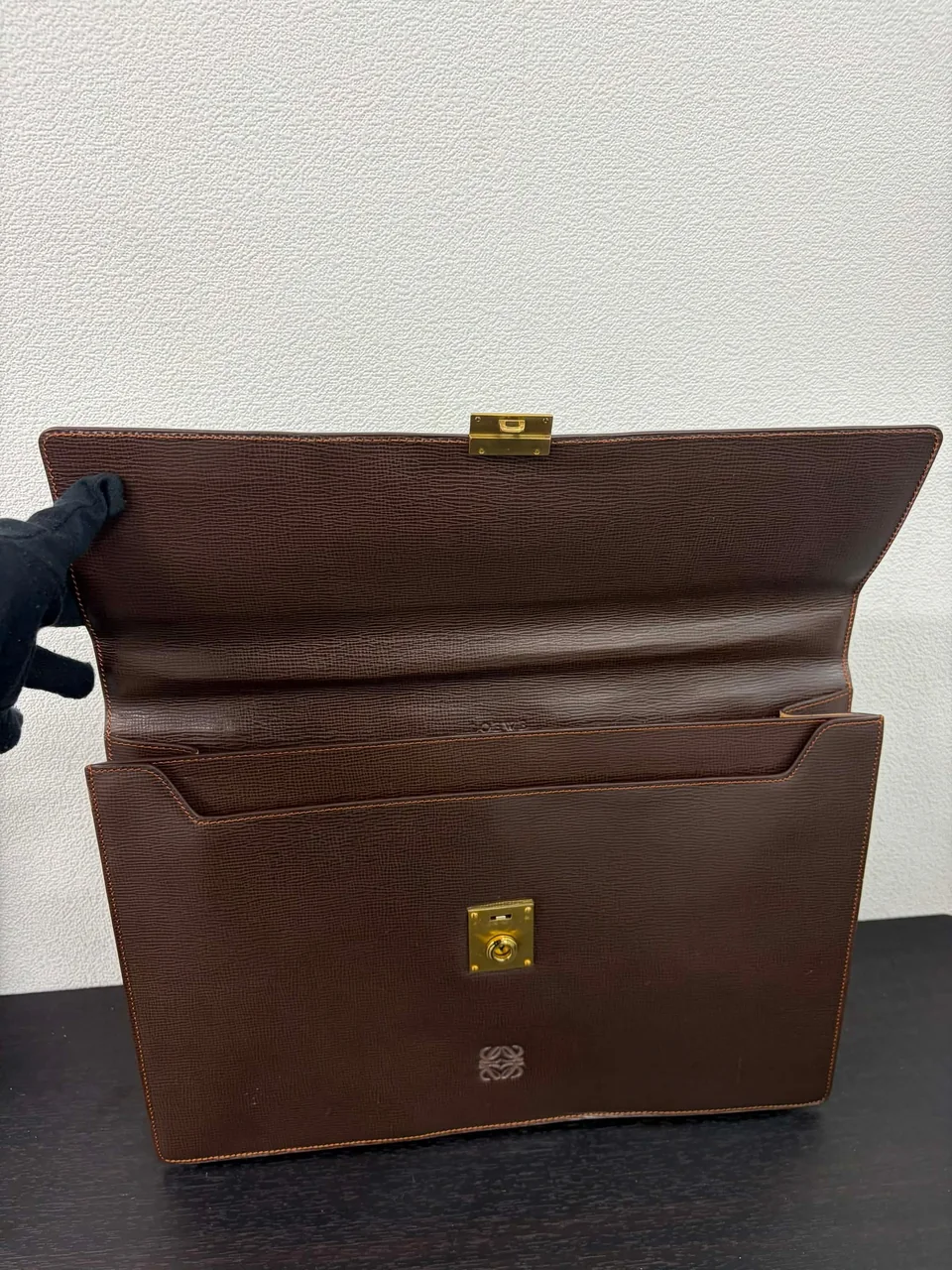 LOEWE BRIEFCASE (DARK BROWN) view 8