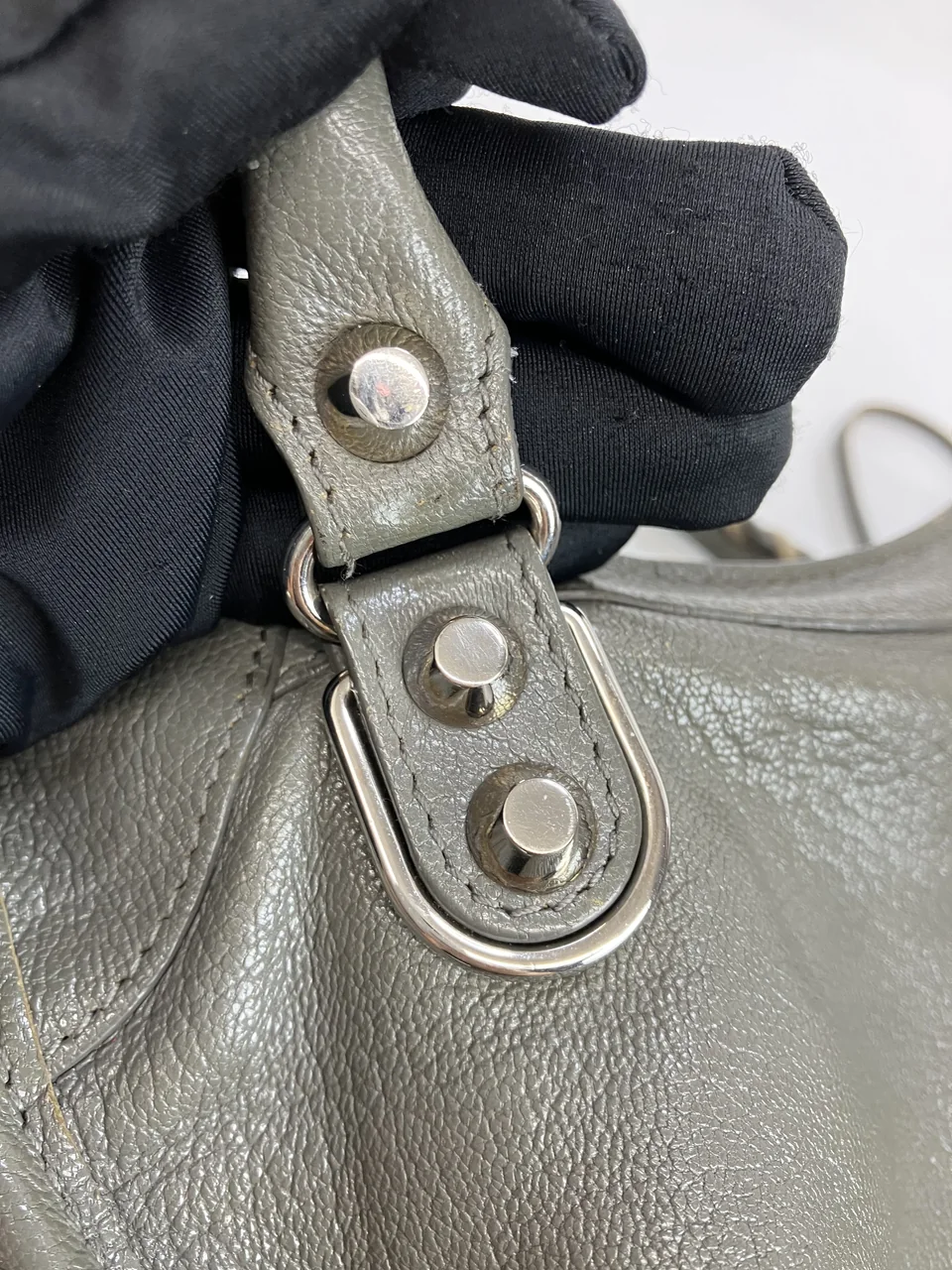 BALENCIAGA NEO CITY TWO-WAY MINI BAG (GRAY) view 20