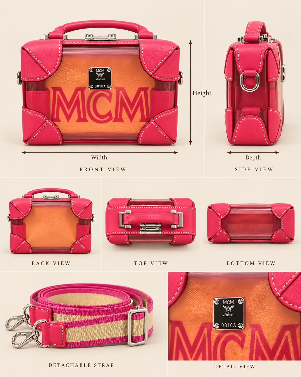 MCM BERLIN TWO-WAY BAG view 3