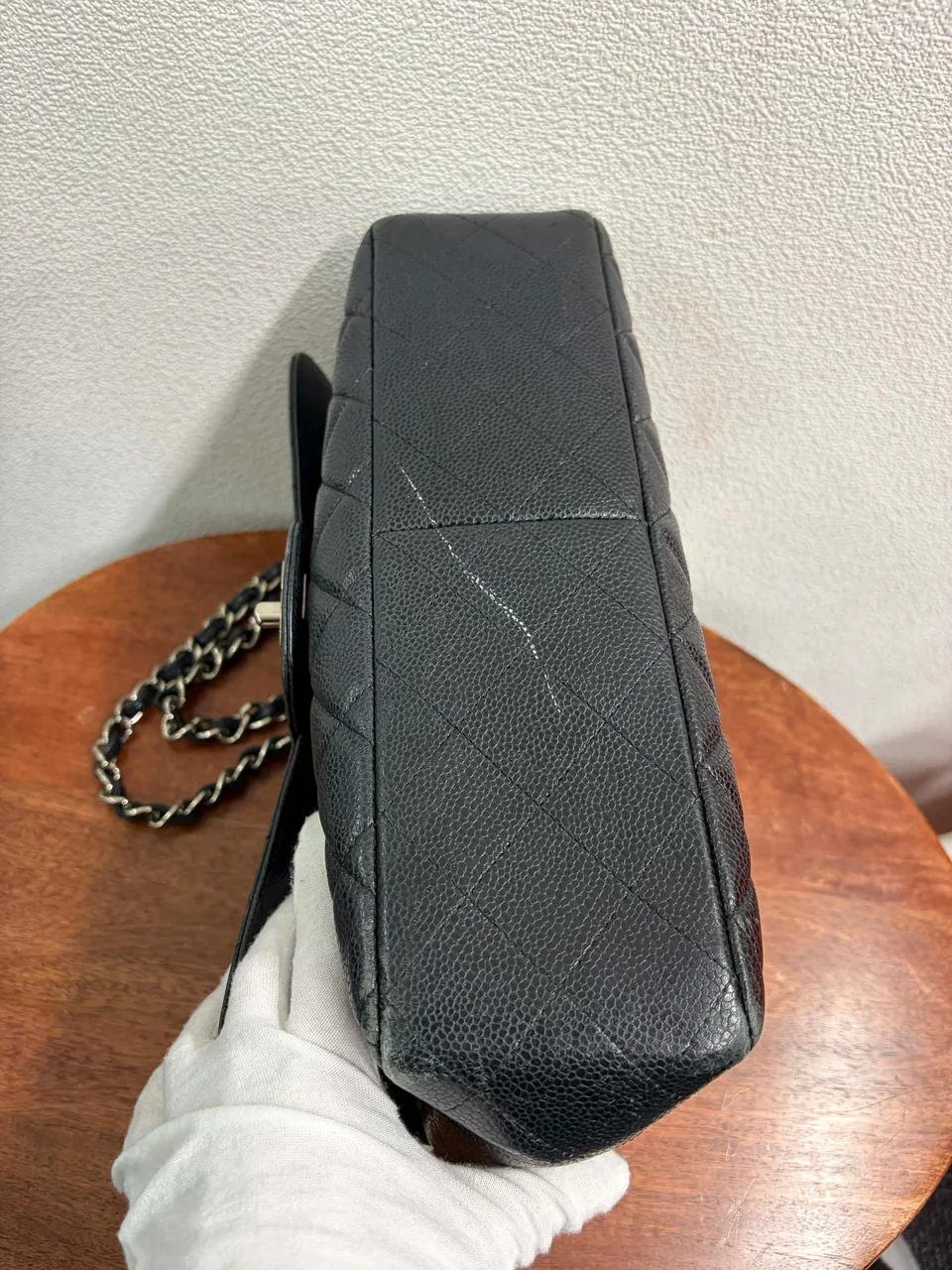 CHANEL CAVIAR CHAIN SHOULDER BAG view 8