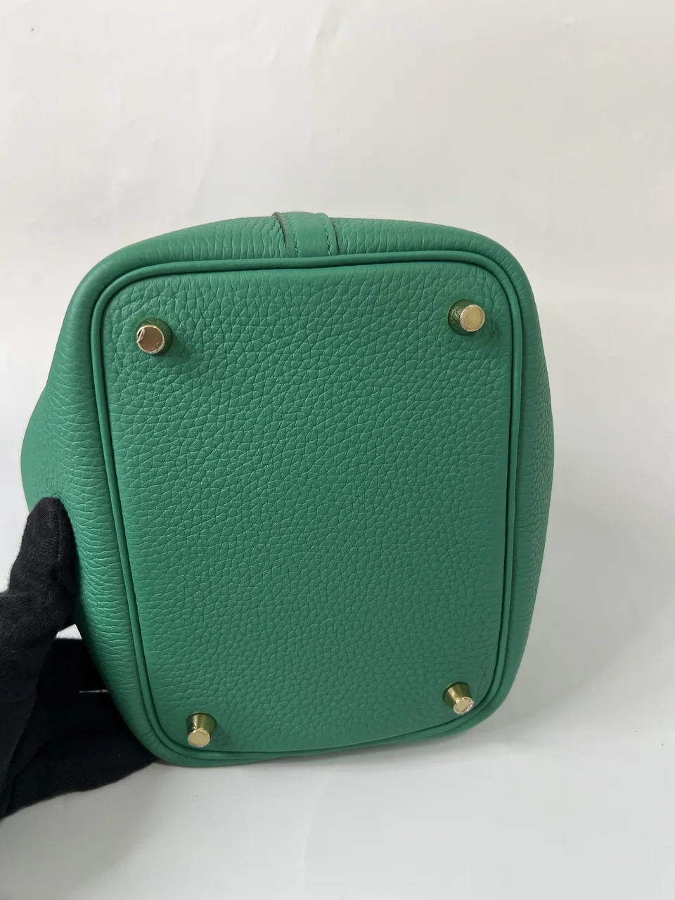 HERMES PICOTIN LOCK PM (TOGO, VERT VERTIGO, K STAMP) view 3