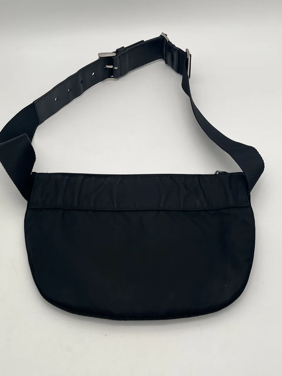 PRADA TESSUTO WAIST BAG (BLACK) view 2
