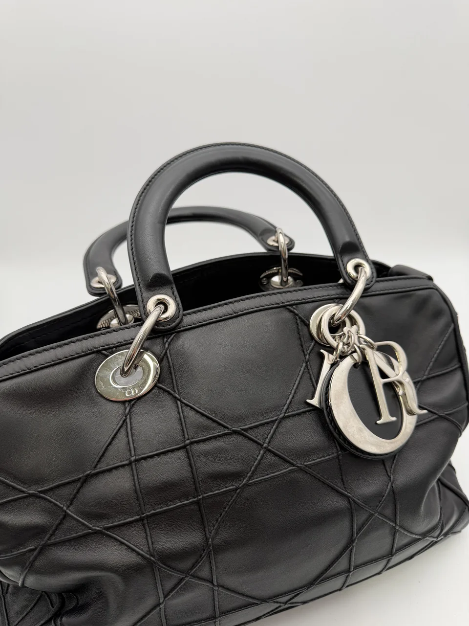 DIOR GRANVILLE CANAGE TWO-WAY BAG (BLACK) view 8
