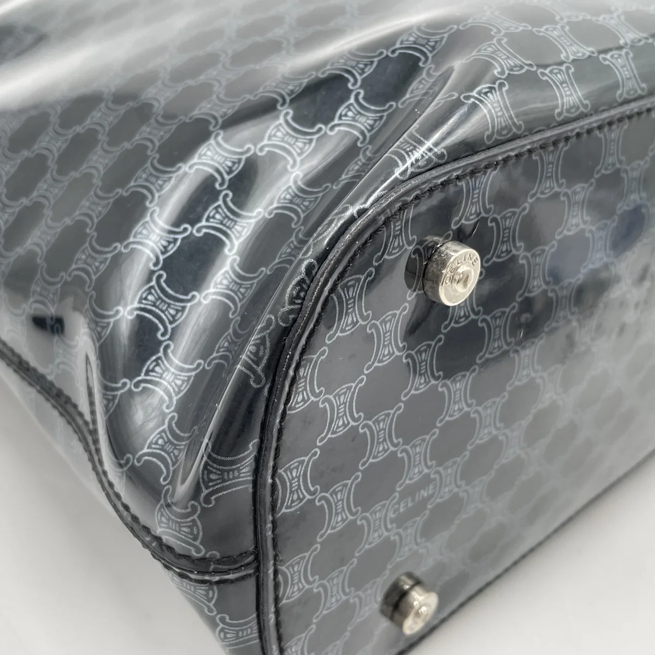 CELINE VINYL TWO-WAY BAG view 5