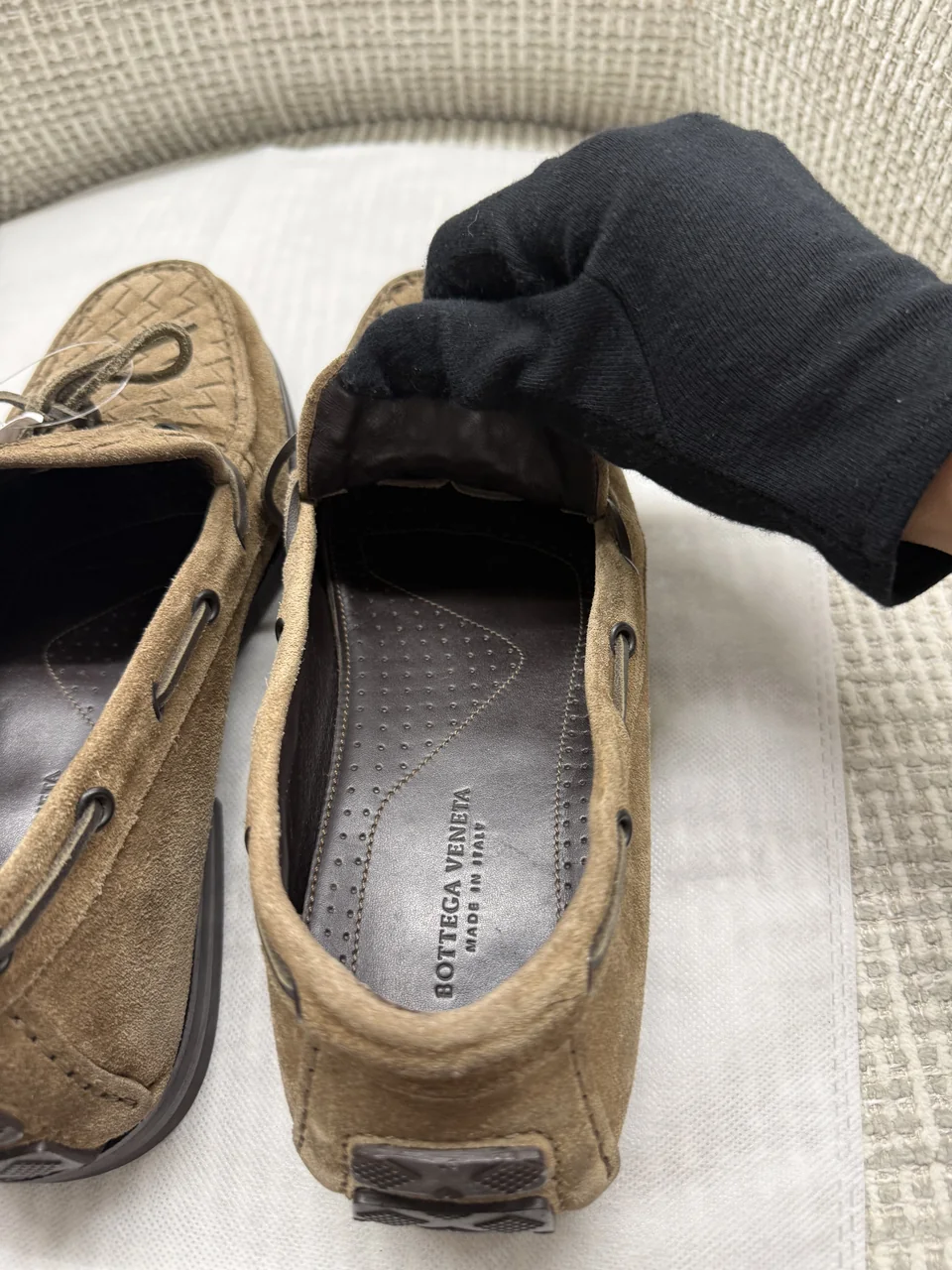 BOTTEGA VENETA INTRECCIATO SLIP ONS view 7