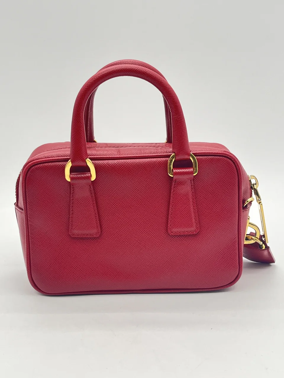 PRADA SAFFIANO MINI TWO-WAY HANDBAG hover