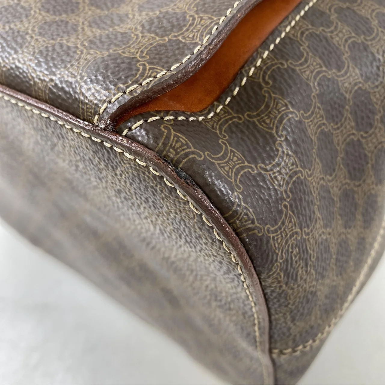 CELINE MACADAM BACKPACK (BROWN) view 12